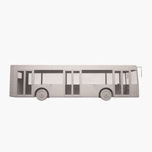 basit bir otobüs Otomotiv araba şehir Koç kavram kavramsal ağır model halk radekchovancik ray yol mekik staffage sistem ulaşım v araç viz vizualization tekerlek 3d print model - Mito3D