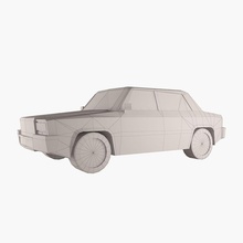 simple car american automotive city concept conceptual model radekchovancik ray road sedan staffage v vehicle viz vizualization wheel 3d print model - Mito3D