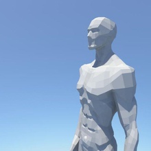 simple human 3d character guys lower lowpoly male man mesh model obj people poly xa0c 3d print model - Mito3D