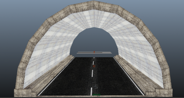 semplice tunnel architettura 3D print model - Mito3D