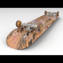 skateboard 3d 3ds boarads cg cgmobile hdri material max mobile model outdoor skate sport studios vray wheel 3d print model - Mito3D