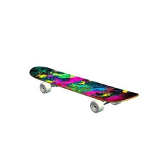 skateboard v1 skateboard1 sports figures equipment printable lowpoly 3d print model - Mito3D
