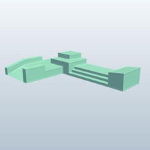 Skate Park funbox03 v3 skate park funbox 3 mimarlık yazdırılabilir lowpoly 3d print model - Mito3D