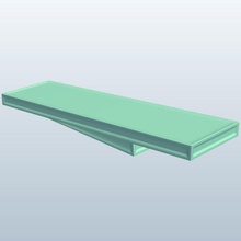 Skate Park grindramp v2 skate park eziyet rampa mimarlık yazdırılabilir lowpoly 3d print model - Mito3D
