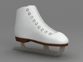 paten kadın kız hokey buz Yukarı iceskate odio skate spor kış 3d print model - Mito3D