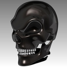 skull anatomy architecture art body bone character decor decoration design elements face fantasy furnished head human interior man model people science skeleton structure teeth vegarian 3d print model - Mito3D