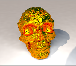 skull characters item accessories 3d print model - Mito3D