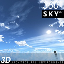 sky 3d Tag 040 Architektur Atmosphäre cloud earthmapper - Umgebungen Landschaft Modell Mond Szene Himmel Sonne verwittert 3d print model - Mito3D