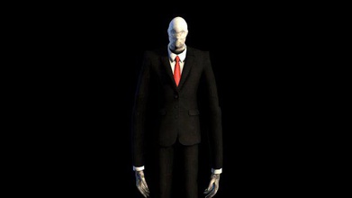 slenderman rigged monster slender man horror scary characters 3d print model - Mito3D