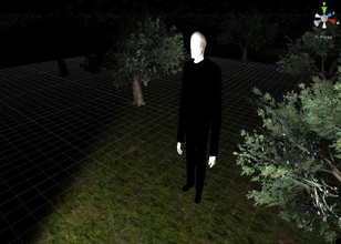 slenderman slender horror personagens 3d print model - Mito3D