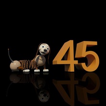 slinky dog animal la animación carácter demmax perro modelo 3d print model - Mito3D