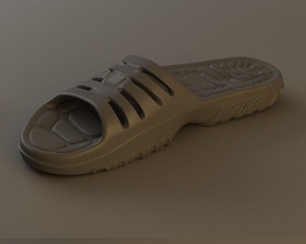pantofole 3dsollar bagno spiaggia di avvio carattere vestiti piedi calzature arredamento mobili vacanza uomo modello gomma mare scarpe pantofola sport sole acqua donna 3d print model - Mito3D