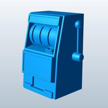 slot machine lever v1 sports figures equipment printable lowpoly 3d print model - Mito3D