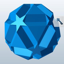 piccolo ditrigonal dodecicosidodecahedron v1 piccola i simboli la geometria stampabile lowpoly della 3d print model - Mito3D