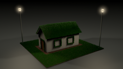 small house architecture 3d print model - Mito3D
