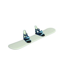 snowboard v1 mens sports figures equipment printable lowpoly 3d print model - Mito3D