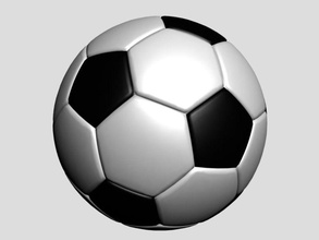 bola de futebol bolas jogo modelo saifulleon soccerball esporte 3d print model - Mito3D