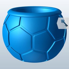 futbol topu v1 top spor rakamlar ekipman yazdırılabilir lowpoly ekipmanları 3d print model - Mito3D