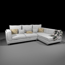 sofá 3d azt mobiliário móveis espreguiçadeira modelo 3d print model - Mito3D