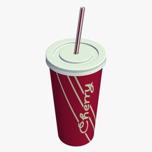 softdrink v1 soft drink cup1 household items printable lowpoly 3d print model - Mito3D