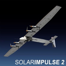 solar impulse 2 abu aircraft airplane around business dhabi egpjet3d energy model plane private propeller si2 solarimpulse world 3d print model - Mito3D