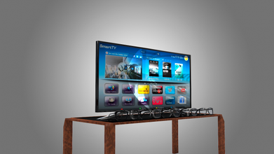 sony smart tv 4k televisão 3d a tecnologia eletrônica 3d print model - Mito3D