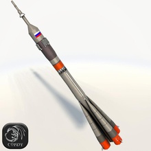 poly soyuz roket taşıyıcı düşük uçak varlıklar cordy uçuş oyun ağır tarihi daha model sorun hazır Rusya alanı uzay aracı gemisi starships teknoloji test ulaşım ufo SSCB araç vostok 3d print model - Mito3D