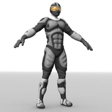 space ranger 3d solutions alien armor character fi fighter future guys helmet human male man model modern ninja robot si soldier suit warrior 3d print model - Mito3D