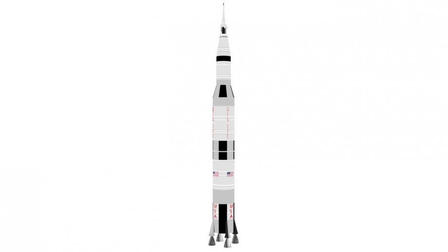 uzay roketi saturn V spacerocket alanı saturnv tüm ABD 2001 yılında kurulan araç 3D print model - Mito3D