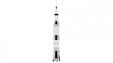 espacio cohete saturno v spacerocket saturnv todos estados unidos veichles vehículos 3d print model - Mito3D