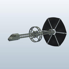 astronave vela solare v2 la barca a esterno spazio navicella stampabile lowpoly di veicoli spaziali 3d print model - Mito3D