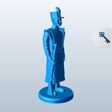 español de la guardia real v1 royal personas imprimible lowpoly 3d print model - Mito3D