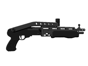 spas12 deathwish42 gun model shotgun spa weapon 3d print model - Mito3D