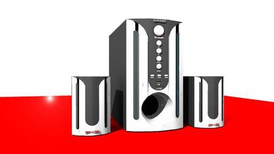 speaker woofer sonashi bass sound system electronics 3d print model - Mito3D