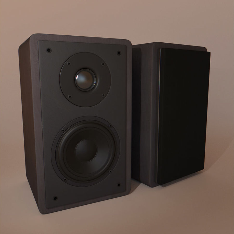 haut-parleurs 3d prestidigitateur de l'appartement l'audio cuit au four câble détail le numérique l'électronique casque d'écoute highres l'intérieur modèle réaliste son haut-parleur les studios surround volume 3D print model - Mito3D