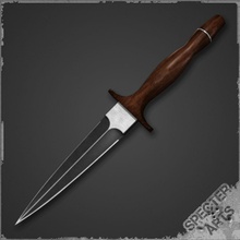 spear point dagger blade commando cutlery cutting knife melee model pointed specterarts weapon 3d print model - Mito3D