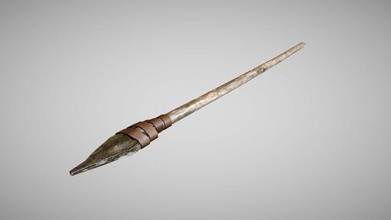 spear stone blade cutting game gameready lower melee model pbr poly primitive ready rock tool vartanyan weapon wood 3d print model - Mito3D