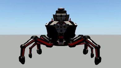 spider signore carattere gianbuffalo modello robot super l'arma 3d print model - Mito3D
