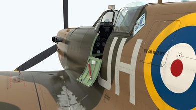 spitfire vb uçak savaş İngiltere dogfight avcı tarihi askeri model mtompson raf supermarine II İkinci Dünya Savaşı 3d print model - Mito3D