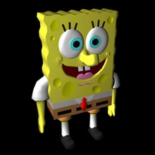 spongebob bob character dennisglowacki lower model pants patrick poly polygon sponge square squarepants yellow 3d print model - Mito3D