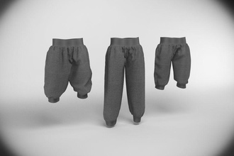 sport pants breeches character cloth clothes madson man model s short studios trousers woman 3d print model - Mito3D