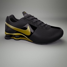 sport shoes - sneakers boot character clothes deliver exercise fitness foot footwear jogging leather male man max model nike ray redtrey run shox tennis toe v vray 3d print model - Mito3D