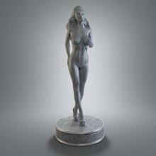 spor kız eski Afrodit mimarlık sanat karakter dans dragman elemanları famale kadın heykelcik insan Bayan mermer michelangelo model çıplak gerçekçi tarama heykel seksi Venüs 3d print model - Mito3D