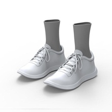 sports shoe socks 4d brain basketbal character clothes foot footwear gym leather model run shoes sneakers sock sport white 3d print model - Mito3D