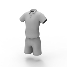 t-shirt de sport pant1 4d cerveau basket-ball caractère vêtements footballeur les engins jersey modèle pantalon joueur exécuter chemise court le soccer t réservoir 3d print model - Mito3D