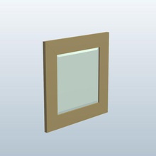 piazza mirrorpine v1 specchio di pino le decorazioni stampabile lowpoly 3d print model - Mito3D