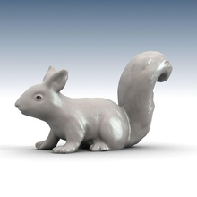 l'écureuil animal de la bête castor tamia chien giimann marmotte modèle prairie les rongeurs sciuridae sculpture statue 3d print model - Mito3D
