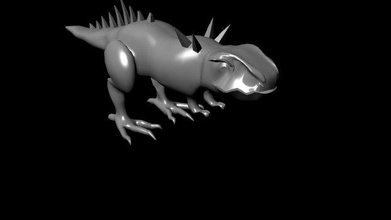 ss bête orginal la créature idée préhistorique les créatures animaux 3d print model - Mito3D