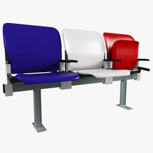 stadyum koltuğu plastik 3d arenas basketbol c4d sandalye futbol mobilyalar mobilya model koltuk spor Stadyumu tren alex88 ABD 3d print model - Mito3D