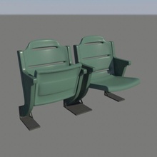stadyum koltuk Amerikan mimarlık arenas ballpark beyzbol basketbol tribünlerin sandalye elemanları katlanır futbol mobilyalar mobilya mcu202 model açık havada performans spor Stadyumu yaz ikiz 3d print model - Mito3D
